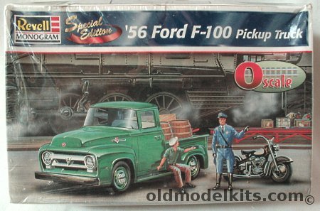 Revell 1/48 1956 Ford F-100 Pick Up Truck with Harley Davidson Motorcycle and Accessories, 85-2978 plastic model kit